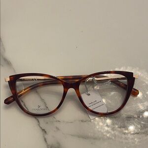 Swarovski Tortoise Shell Glasses